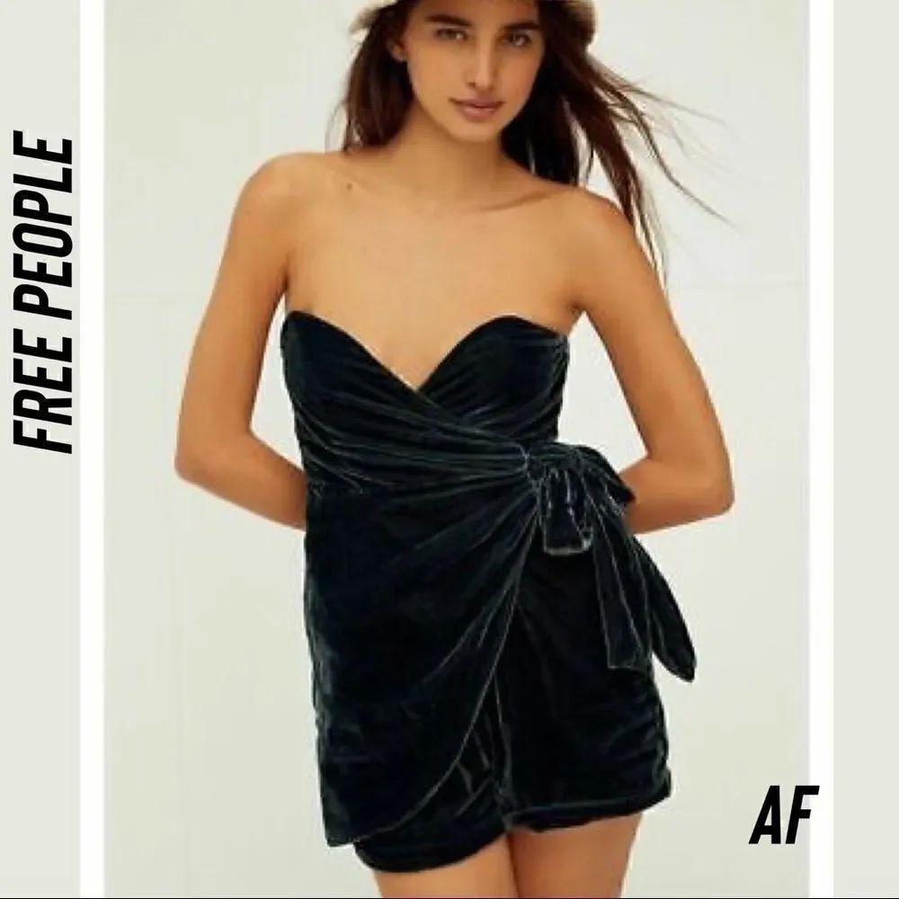 FREE PEOPLE HAZEL ROMPER PINE XS NWT